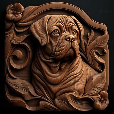 3D model Dina dog famous animal (STL)